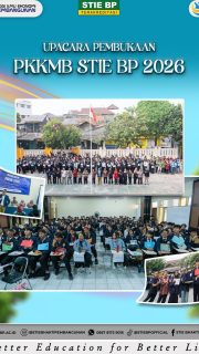 Resmi menjadi bagian dari civitas akademika STIE Bhakti Pembangunan 🎓✨Siap melangkah, berproses, dan menempa diri selama masa PKKMB STIE BP 2026 ini untuk menjadi insan akademik yang unggul, berintegritas, dan siap menghadapi tantangan masa depan.#PKKMBSTIEBP2026 #MahasiswaBaru #STIEBP #GenerasiUnggul #diktisaintekberdampak