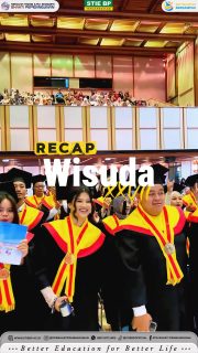 Kemeriahan perayaan kemarin memang sudah selesai, tapi rasa bangga dan kenangannya masih sangat terasa. Siapa di sini yang belum move on dari momen wisuda kemarin? 🙋‍♂️#stiebhaktipembangunan #wisudaxxvii #kampusekonomi #mahasiswaekonomi #bettereducationforbetterlife
